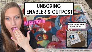 Unboxing Enabler’s Outpost “The Birbs” Gorgeous Birds! || Bella Art de Nicole Rainbow trays!