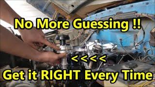 Set Ignition Timing & Install Distributor - TIMING TRICK  (Ford, Chevy, Mopar)