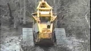 Tracked Bell Feller Buncher swamp logger