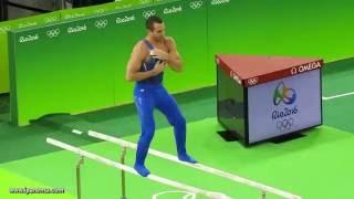 Danell Leyva Striptease at the Gala Gymnastics RIO 2016