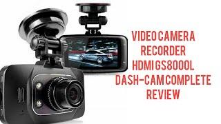 GS8000L - 1080p Car Dash Camera Recorder Full review and setup﻿