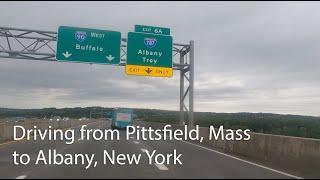 Interstate drive Pittsfield Massachusetts to Albany New York