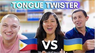 TONGUE TWISTER BATTLE : PHILIPPINES vs UKRAINE | Jy's Journal