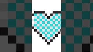 Heart pixel art 