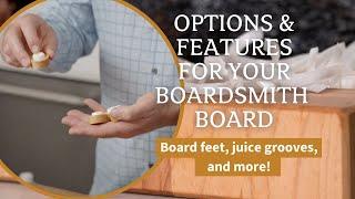 Options & Features for Your Boardsmith Board