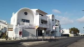 Albufeira New Town Strip Portugal visited in Morning Time