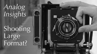 Analog Insights: How to Shoot with a Large Format Camera?