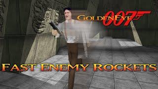 GoldenEye 007 N64 - Fast Animation Enemy Rockets (Part 4/4)