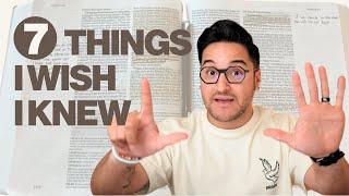 7 Things I Wish I Knew Before Reading The Bible | Beginners Guide