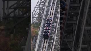 Lightning Rod's launch on its final day  #lightningrod #dollywood #rollercoaster