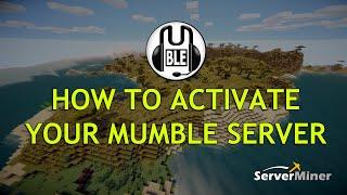 How to activate and use your free Mumble Voice server at ServerMiner