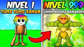 Going from NOOB to HACKER by MERGE ITALIAN BRAINROT in Roblox
