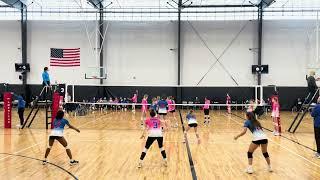 Elevate Sports - January 2025: Semi Finals - CR SURGE VBC U14 Blue vs DBQ Insanity 14-1 - Set 1