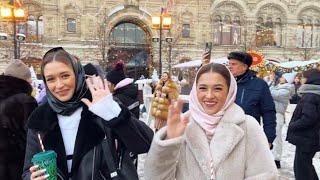 Another 100 RUSSIAN LADIES on Red Square in Moscow, Russia 2024