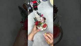 Ania’s  snow globe jars are the perfect holiday magic in a jar!   #diytutorial