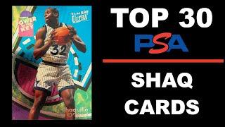 Shaquille O'Neal Top 30 Sports Cards from My PC - Shaq - Rookies and Rare Inserts