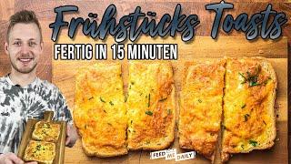 Frühstücks Toasts mit Käse & Ei