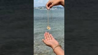 Let’s try to make shell necklace #fyp #viralshorts #youtubeshorts #shorts #cleangirl #beach