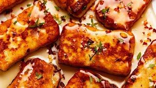 Fried Halloumi - with optional Honey and Thyme