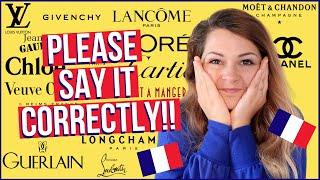 20 French Brands YOU Pronounce Wrong (commonly mispronounced French Brands)