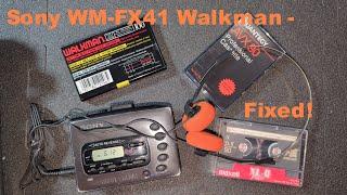 Sony Walkman WM-FX41 - Fixed!