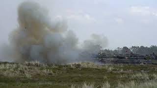 Live fire military show - Leopard 1 & 2 - Centurion tank - 50 BMG - Åben hede 2022 - Open Heat 2022