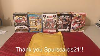 Thank you Spurscards21!! Card collector 2 repack! Tua, lebron!!!