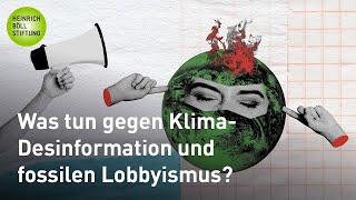 Mittagstalk: Was tun gegen Klima-Desinformation und fossilen Lobbyismus?