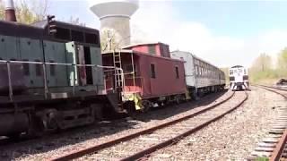 Exploring inside old sleeper car and caboose