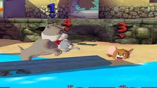 Tom and Jerry in War of the Whiskers HD Spike and  Tyke Vs Jerry and Nibbles