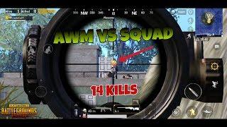 PUBG Mobile - Awm Win | 1v4 Clutch | Match Highlights #1