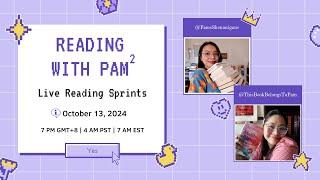 live reading sprints with @thisbookbelongstopam 