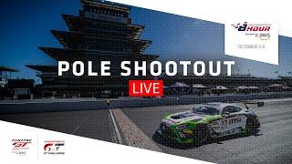 LIVE | Pole Shootout | Indianapolis 8 Hour (IGTC + Fanatec GT America) 2024