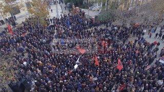 Report TV - Report Tv i vetmi që transmetoi protestën LIVE me dron