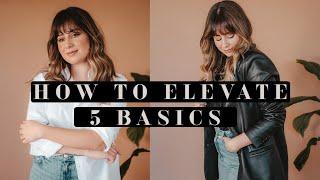 OUTFITS | How to elevate 5 closet basics!! | Valentina Arjona