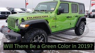 BRAND NEW 2019 JEEP WRANGLER 4 DOOR UNLIMITED RUBICON JL MOJITO! GREEN WALK AROUND REVIEW WALKAROUND