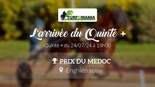 Turfomania Arrivée quinté du Mercredi 24 Juillet 2024