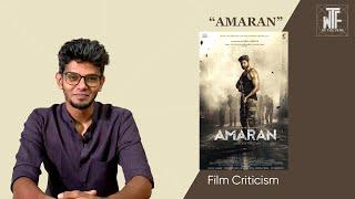 Amaran (2024) | Rajkumar Periasamy | Film Criticism | Pradheep Balu | WTF