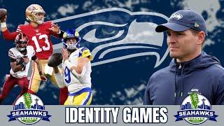 THESE 3 games are going to tell us just WHO the Seattle SEAHAWKS are!!!