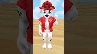 PAW Patrol Marshall, Ryder, Chase & Skye Domino Effect Amazing #shorts #funny #trending