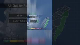 Today's air quality forecast