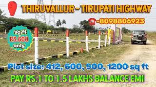 Low budget EMI plots in Thiruvallur Chennai