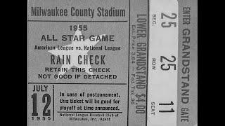 1955 MLB ALL STAR GAME film 7/12/55 (12) County Stadium Milwaukee  B&W