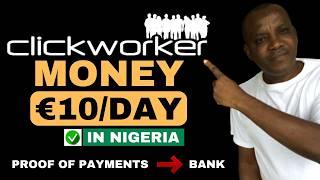 CLICKWORKER Review: EARN Clickworker Money In NIGERIA (€25.02 PROOF! - AI Training)