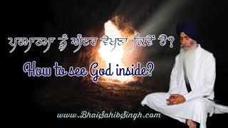 How to See God Inside | ਪਰਮਾਤਮਾ ਨੂੰ ਅੰਦਰ ਵੇਖਣਾ ਕਿਵੇਂ ਹੈ? Bhai Sahib Singh