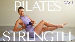 30 MIN PILATES STRENGTH WORKOUT TO BUILD MUSCLE & LOSE FAT | PILATES X STRENGTH DAY 1