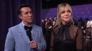 Rob McElhenney & Kaitlin Olson Emmy Awards 2024 Red Carpet Interview - Emmy Awards