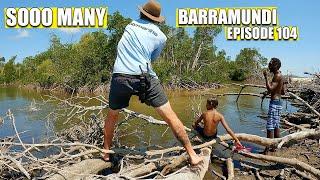 In the water with a CROCODILE and COUNTLESS BARRAMUNDI | Australias Aboriginal culture