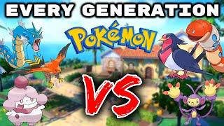 We Catch A Pokemon From Every Generation... Then We FIGHT!