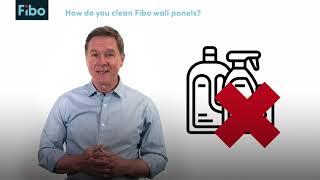 How do you clean Fibo wall panels US